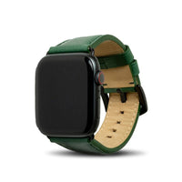 Apple Watch 皮革錶帶 42/44mm - 森林綠