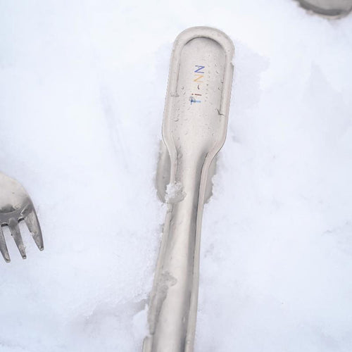 廚房好幫手｜純鈦食物夾 單入  一體成型 抗菌不燙