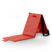 攜帶式野餐墊折疊椅組 - 紅