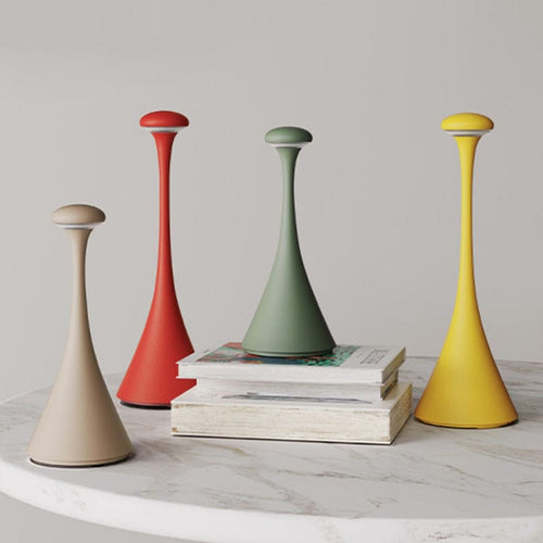 Pinup 摩登曲線風USB充電式檯燈(小款)-多色可選