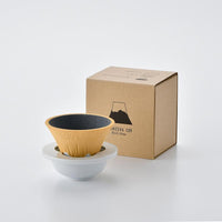 COFIL 富士山手沖咖啡陶瓷濾杯 (黃富士)