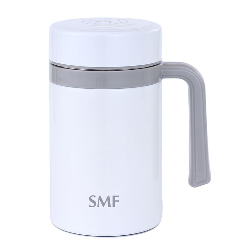 【加送矽杯蓋】SMF骨瓷保溫杯 475ml (雙色可選)