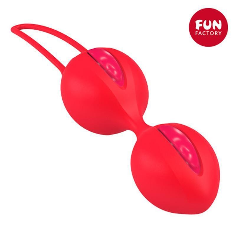 聰明球球雙球DUO - 女性情趣運動球球 - 紫紅/橘
