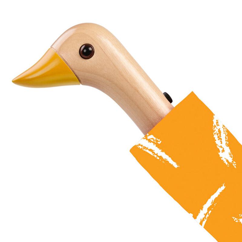 英國 Original Duckhead 手工原木鴨頭傘 - 羽毛橙