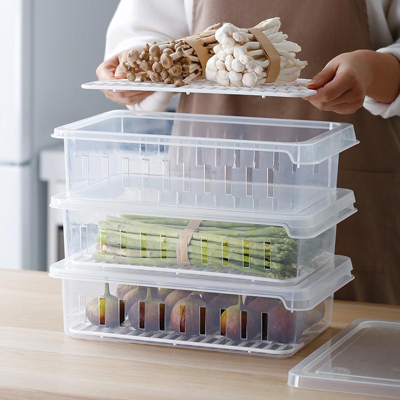 冰箱生鮮/蔬果冷藏冷凍保鮮盒 3入