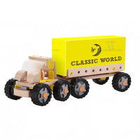 德國classic world G3901 木製貨櫃玩具車