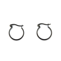 Arc type Earring 弧面耳環(鋼製) - 黑