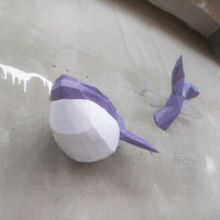 DIY 動物紙模型 - 鯨魚