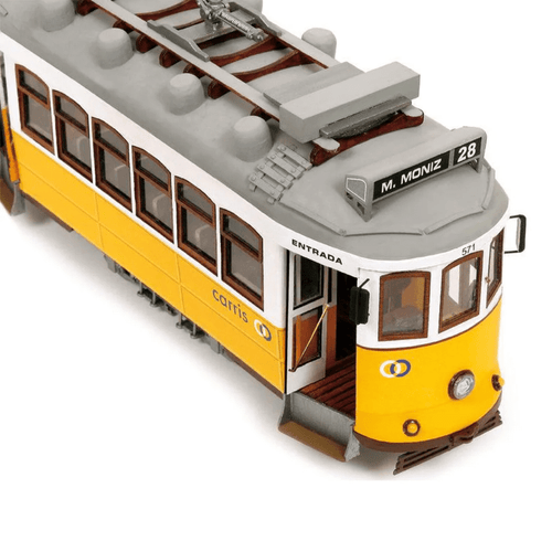 里斯本有軌電車 Lisboa Tram 與專屬顏料組 - 奧克爾木製精品組裝模型