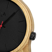 MAM 西班牙手工竹製男款手錶 – QUAIL (暗岩藍)