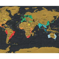地圖刮刮樂 - 世界地圖豪華旅遊版