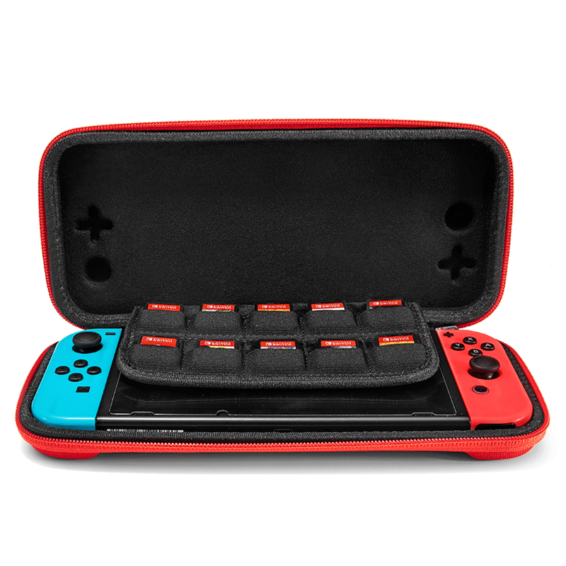 玩家首選二代Nintendo Switch收納包 , 紅