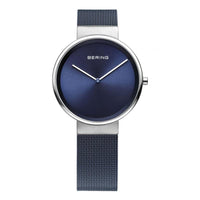 簡單無刻度米蘭帶系列 銀x北歐藍手錶31mm  14531-307