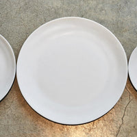 水波主菜盤(2件式) - 白+白