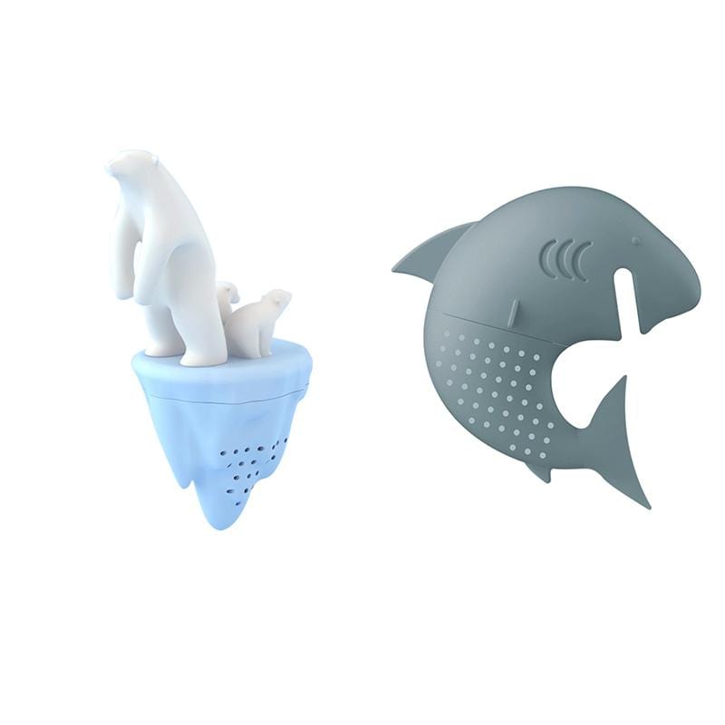 北極熊 & 鯊魚泡茶器 - 兩入