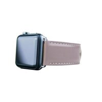 Apple Watch 皮革錶帶 42/44/45mm - 礫石灰