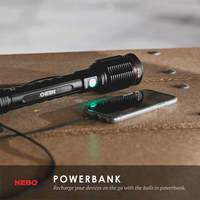REDLINE6K 防水超強光USB充電手電筒-6000流明 -盒裝版(NE6822TB)