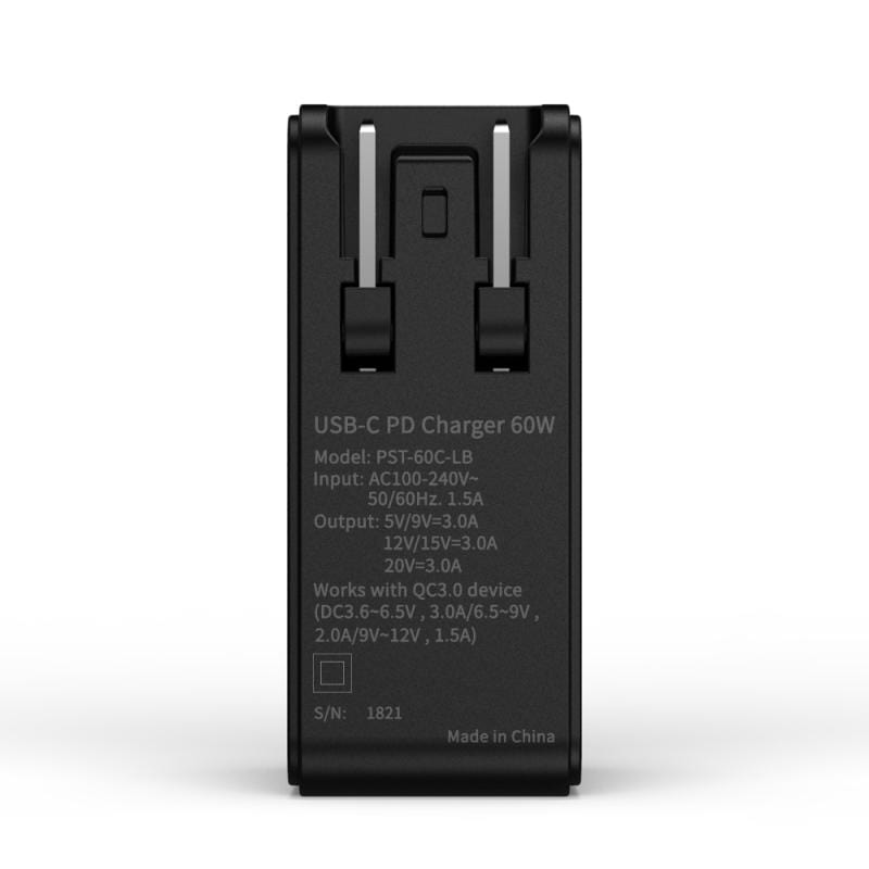 美國第一品牌 60W USB-C 供電轉接器