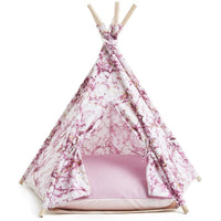 毛寶貝的新窩：迷你印地安帳篷Medium Teepee Tent - 粉紅(中)