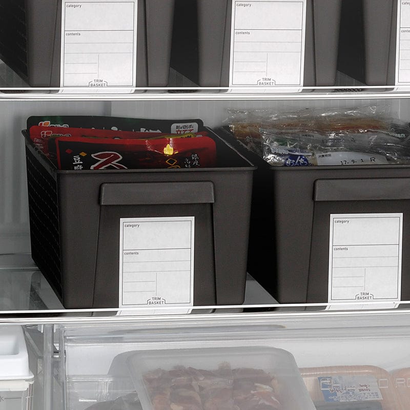 日製層架櫥櫃分類用收納籃(寬型)-3入-多色可選