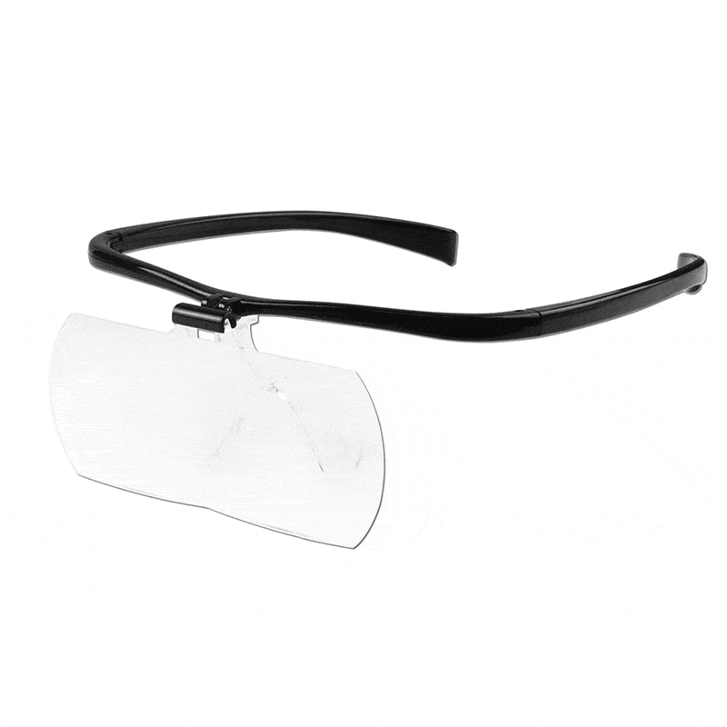 1.6x&2x/110x45mm 日本製大鏡面放大眼鏡套鏡 2片組 HF-60DE