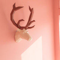 DIY 動物紙模型 - 麋鹿