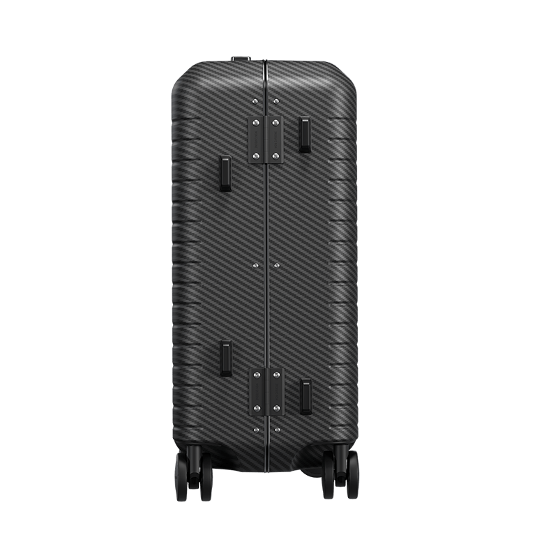 【送客製化名牌版】BLACKDIAMOND碳纖維行李箱鋁框版 消光黑
