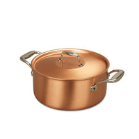 紅銅湯鍋24cm[含鍋蓋超值組]-時尚款
