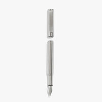 多功能質感黃銅鋼筆 (附可更換筆頭工具組) - 銀