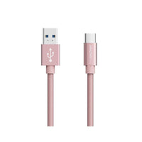USB Type C 快速充電傳輸線(1M/玫瑰金)