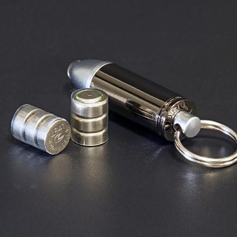 英國多功能子彈型手電筒鑰匙圈 2入(TU311X2)