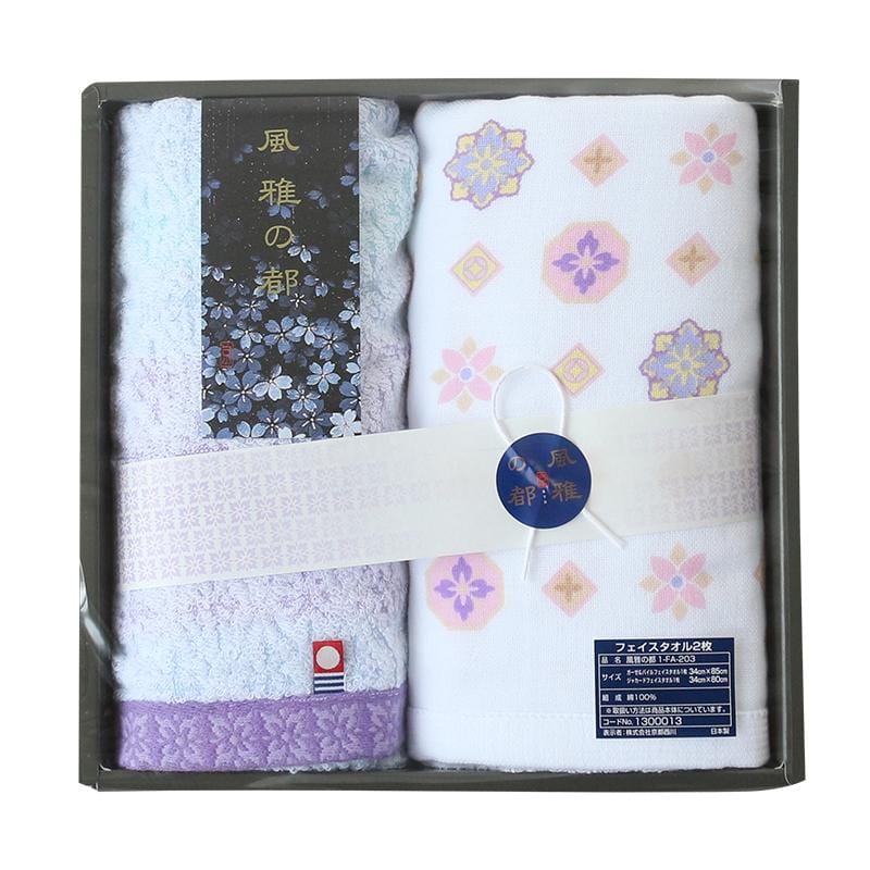 日本風雅の都系列 純棉毛巾禮盒