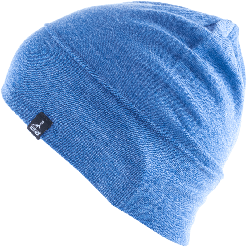 美麗諾羊毛帽–Motion運動單層覆耳帽(亮藍)