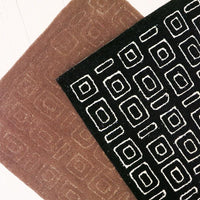 ESPRIT手工羊毛地毯-紳士品味 70X140cm 棕/黑