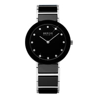 晶鑽刻度陶瓷錶系列 黑色手錶35mm  11435-749
