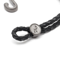 Braided Leather Cord Bracelet 勾扣編織手環 - 共兩款