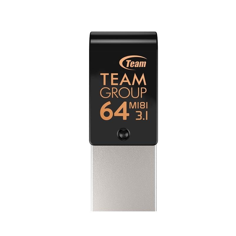 Team Group 十銓 M181 OTG碟 64G USB3.1+Type-C 雙介面 360度旋轉 防水、防塵、防震 隨身碟(終生保固)