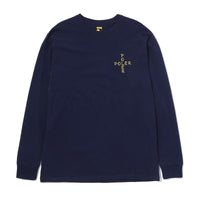 日本限定 - OUTSIDE LS TEE 棉質長袖T恤 / 深藍色