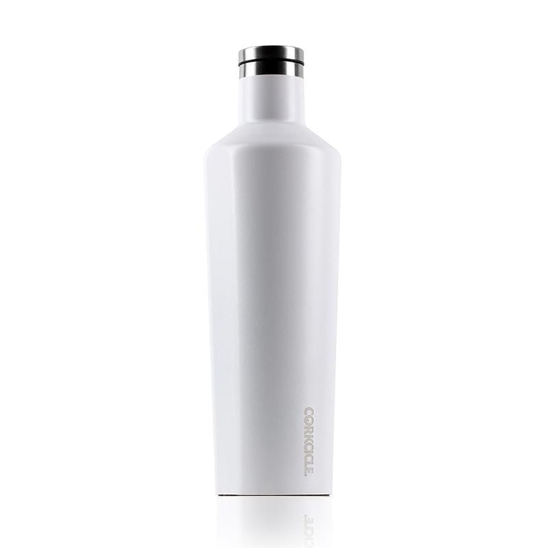 【Waterman霧面】三層真空易口瓶/保溫瓶 740ml-消光白