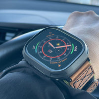 Apple Watch Ultra 49mm Quattro Max軍規保護殼+保護貼套組(附貼膜神器)