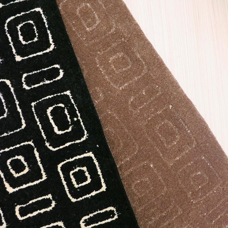 ESPRIT手工羊毛地毯-紳士品味 170X240cm 黑/棕
