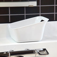 RETTO曲面一體簡約方形浴室舀水盆-2色可選