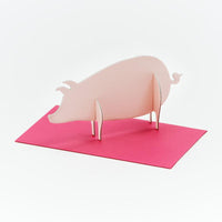 立體卡片 Pig/Standing Message Card