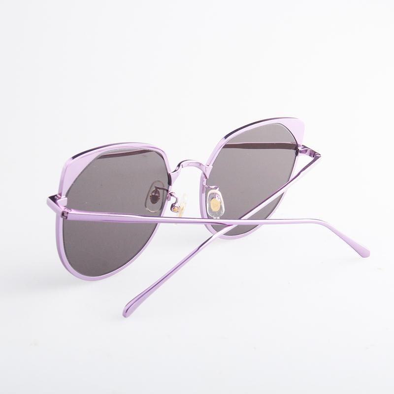 香檳紫小臉貓眼款太陽眼鏡