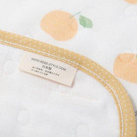 【日本製三河木綿】限定款－福氣桔六重紗布方巾