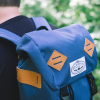 冒險旅行露營多用途後背包 - 深藍