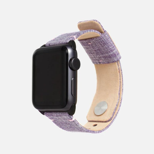 Apple Watch 帆布錶帶 - 淺紫芋