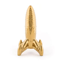 金色火箭造型擺件