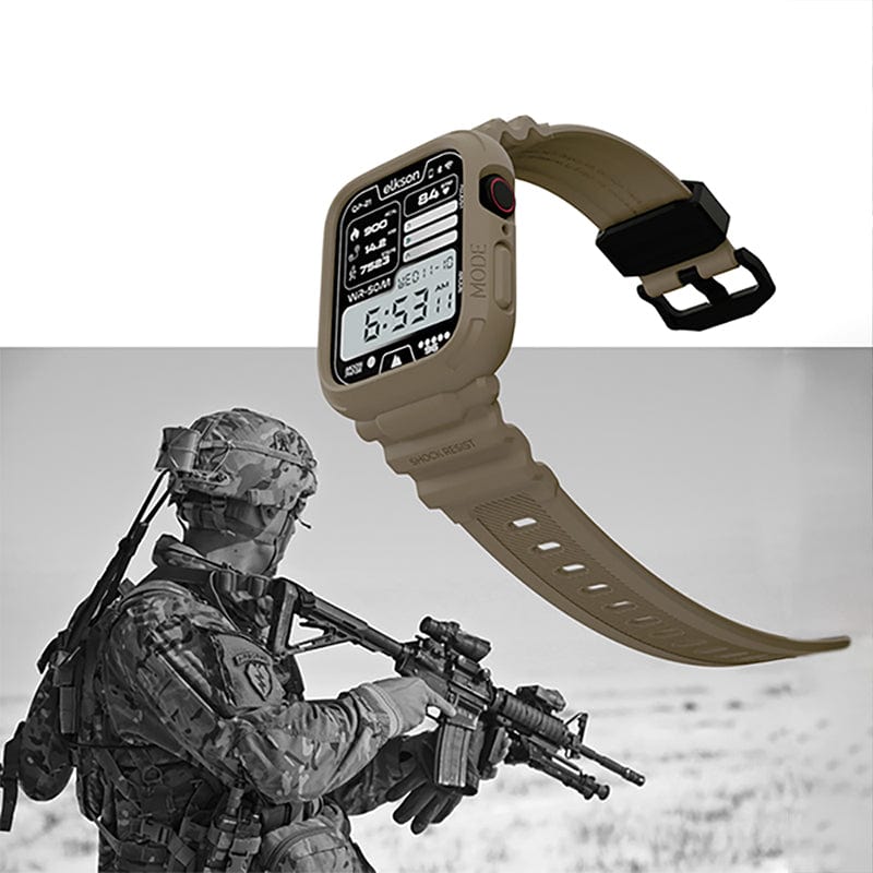 Apple Watch 8/7/6/5/4/SE 一體成形軍規錶帶 45mm_限量包色組(7入)