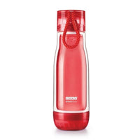 繽紛玻璃雙層隨身瓶(475ml) - 紅色
